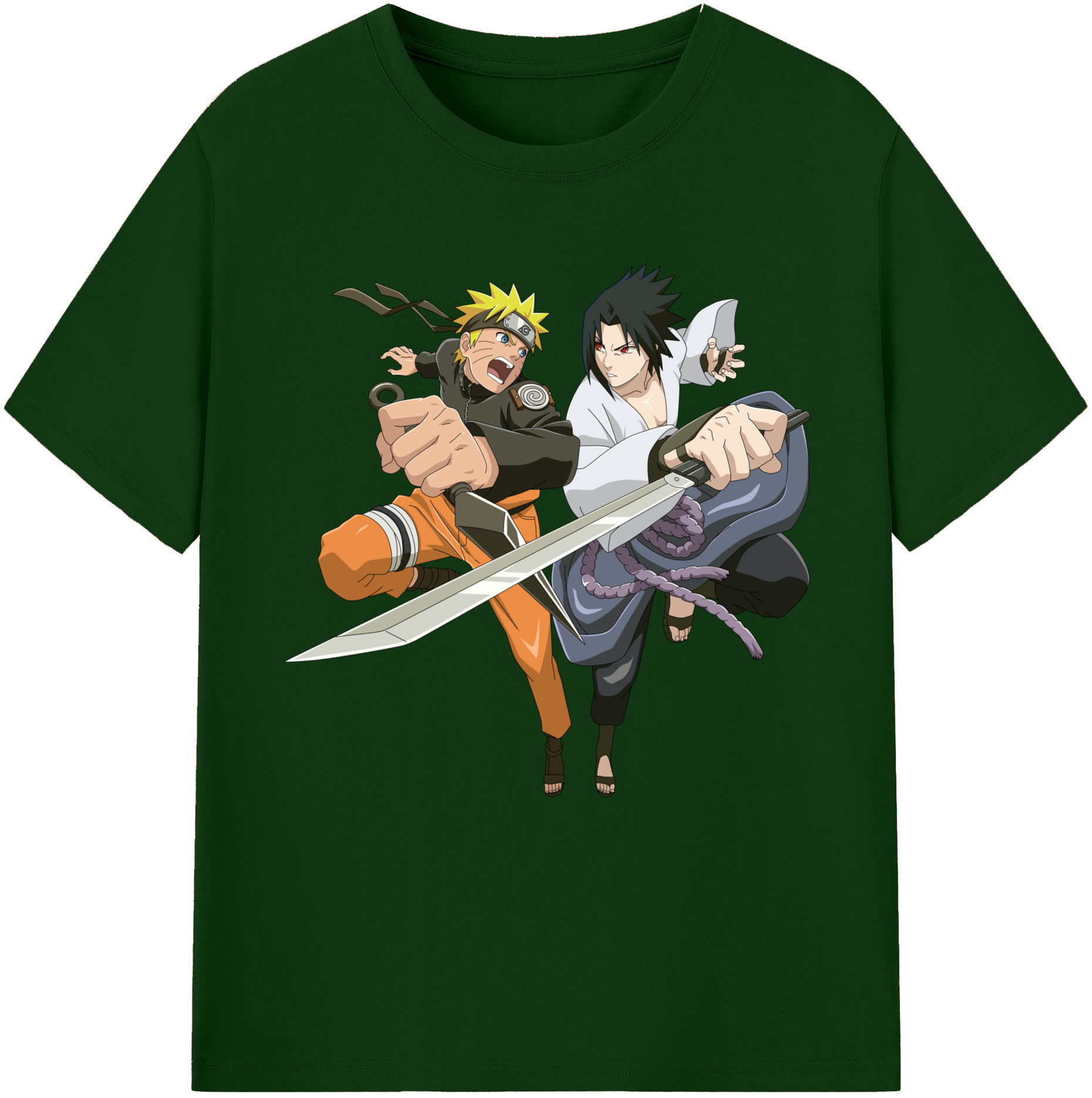 （画像用） NARUTO -ナルト- うずまき ナルト Uzumaki Naruto 綿100％半袖Tシャツ（フロントプリント）
